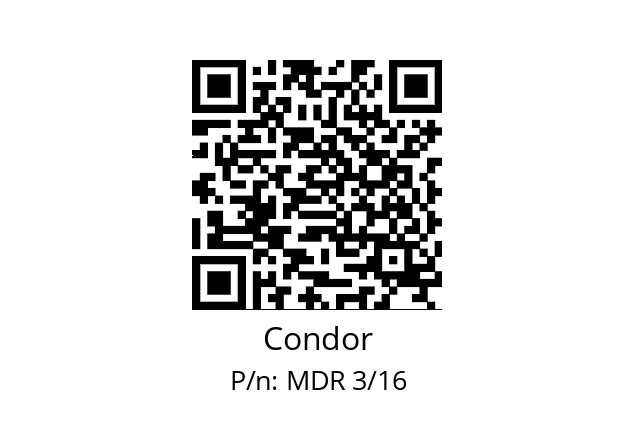   Condor MDR 3/16