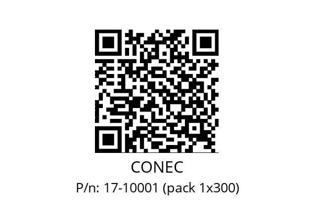   CONEC 17-10001 (pack 1x300)