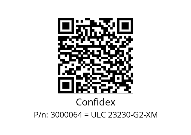   Confidex 3000064 = ULC 23230-G2-XM