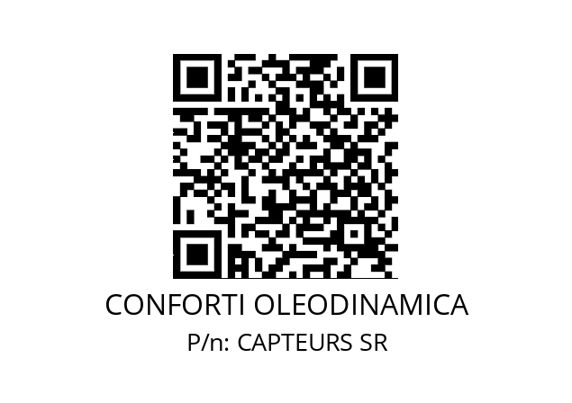   CONFORTI OLEODINAMICA CAPTEURS SR