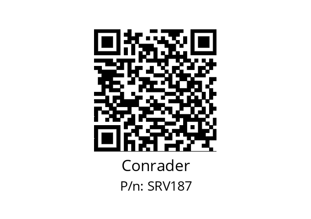   Conrader SRV187