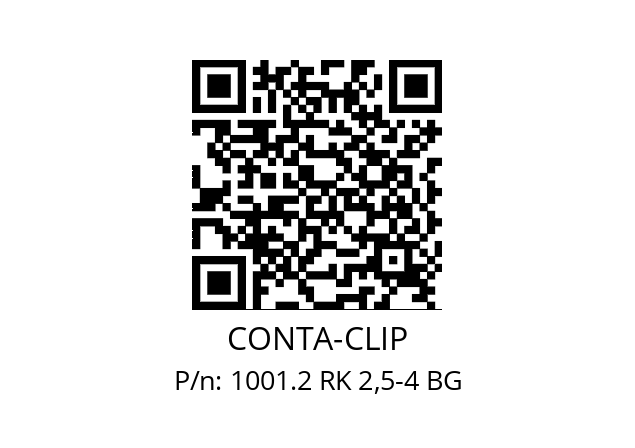   CONTA-CLIP 1001.2 RK 2,5-4 BG