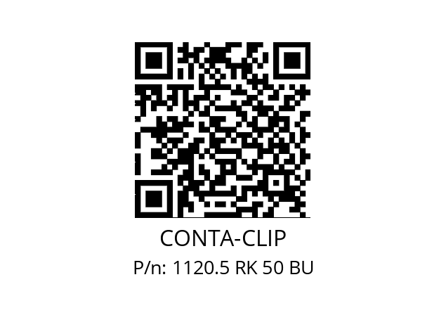   CONTA-CLIP 1120.5 RK 50 BU