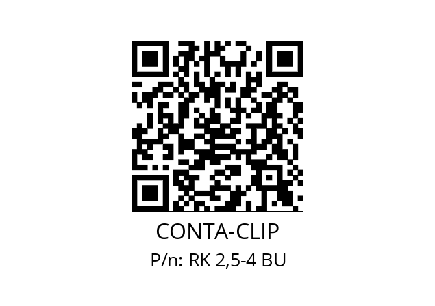   CONTA-CLIP RK 2,5-4 BU