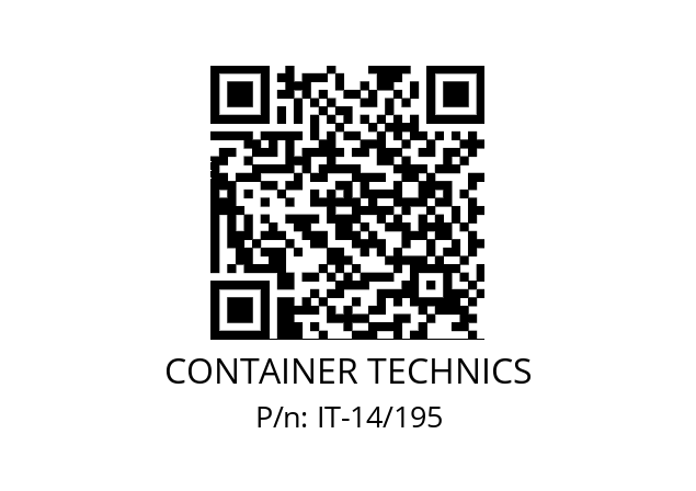   CONTAINER TECHNICS IT-14/195