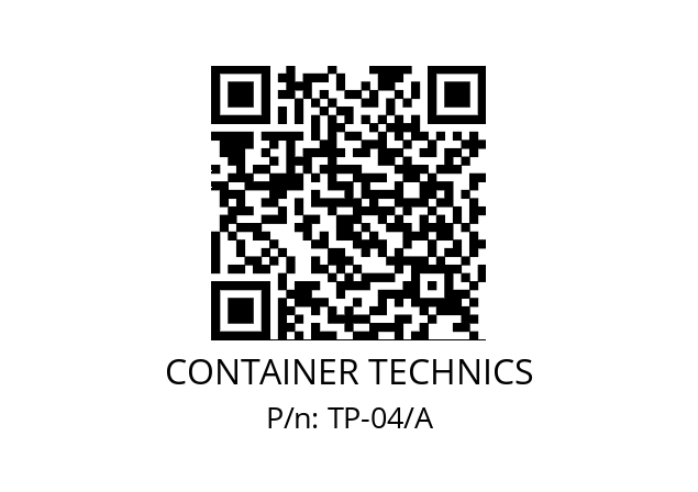   CONTAINER TECHNICS TP-04/A