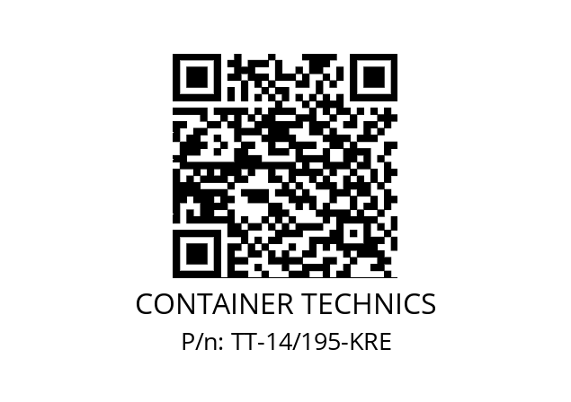   CONTAINER TECHNICS TT-14/195-KRE