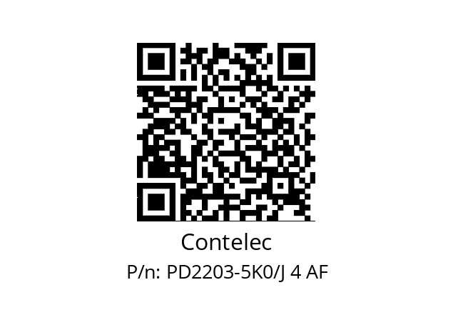   Contelec PD2203-5K0/J 4 AF