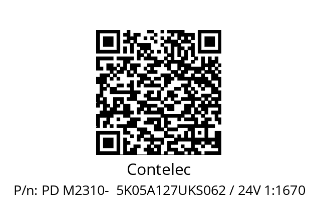   Contelec PD M2310-  5K05A127UKS062 / 24V 1:1670