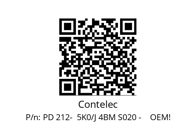   Contelec PD 212-  5K0/J 4BM S020 -    OEM!