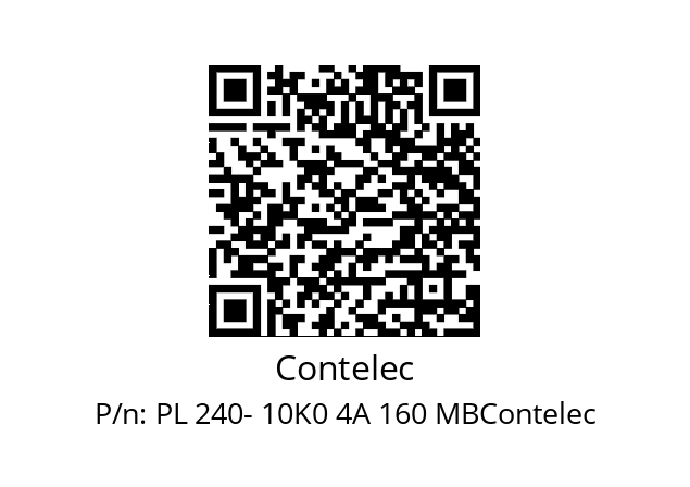   Contelec PL 240- 10K0 4A 160 MBContelec