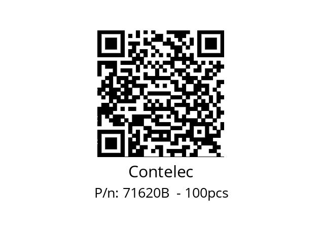   Contelec 71620B  - 100pcs