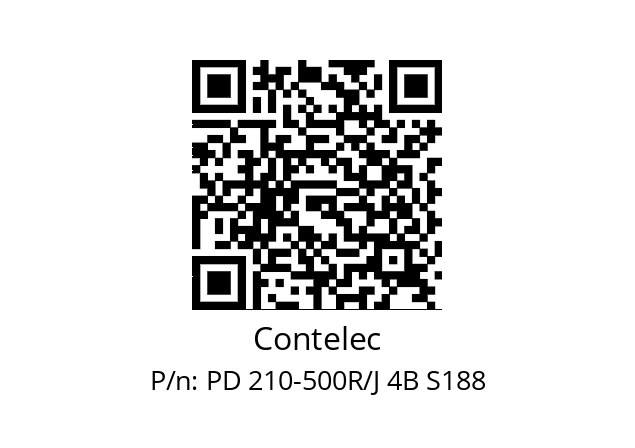   Contelec PD 210-500R/J 4B S188