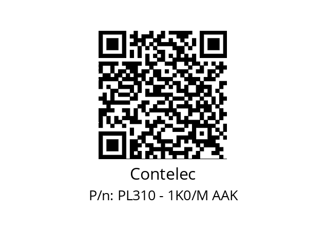   Contelec PL310 - 1K0/M AAK