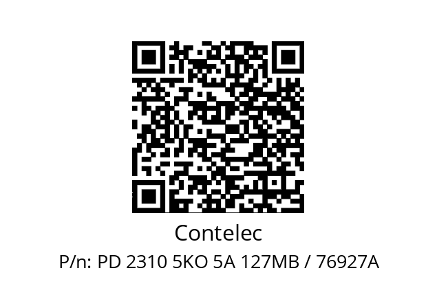   Contelec PD 2310 5KO 5A 127MB / 76927A