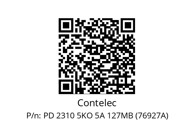   Contelec PD 2310 5KO 5A 127MB (76927A)