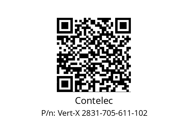   Contelec Vert-X 2831-705-611-102