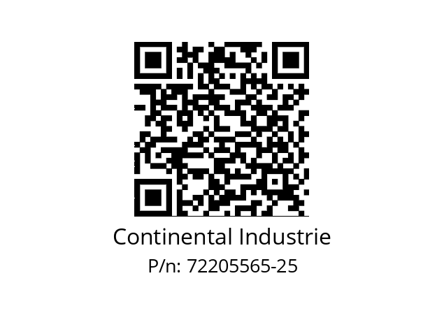   Continental Industrie 72205565-25