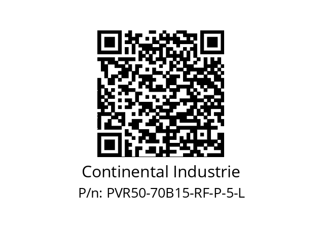   Continental Industrie PVR50-70B15-RF-P-5-L