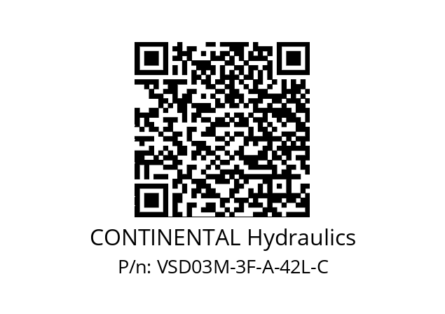   CONTINENTAL Hydraulics VSD03M-3F-A-42L-C