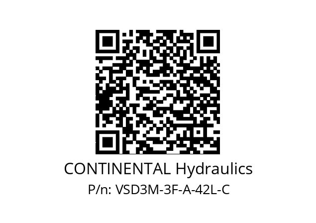   CONTINENTAL Hydraulics VSD3M-3F-A-42L-C