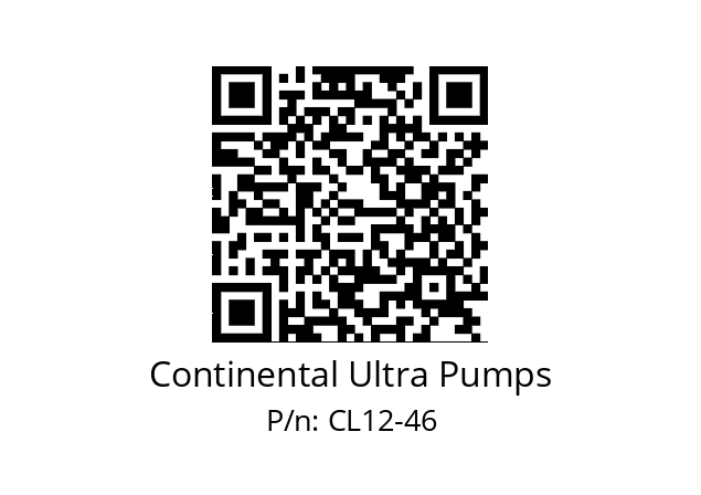   Continental Ultra Pumps CL12-46