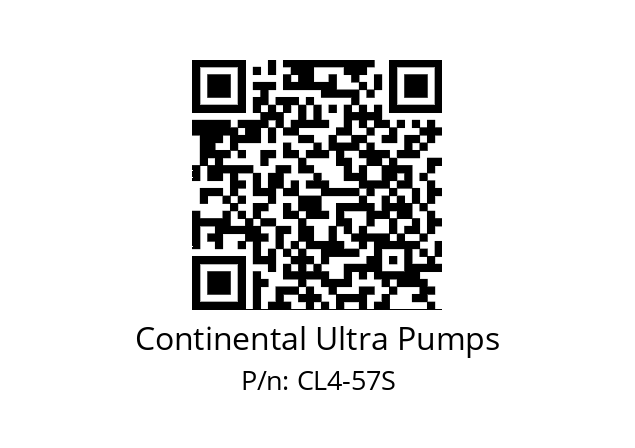   Continental Ultra Pumps CL4-57S