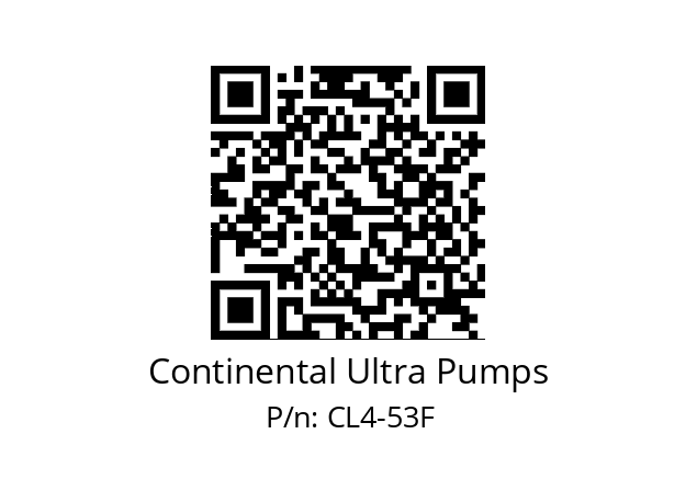   Continental Ultra Pumps CL4-53F