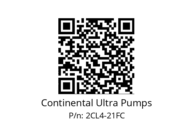   Continental Ultra Pumps 2CL4-21FC