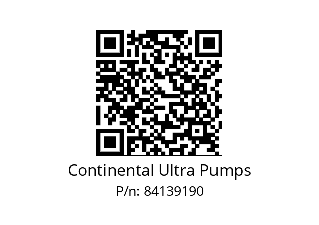   Continental Ultra Pumps 84139190