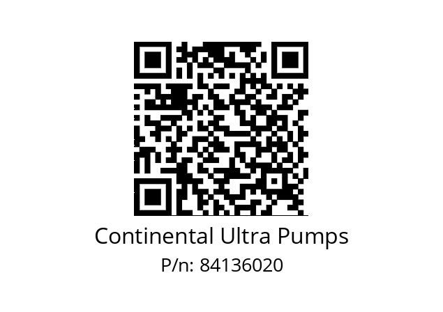   Continental Ultra Pumps 84136020