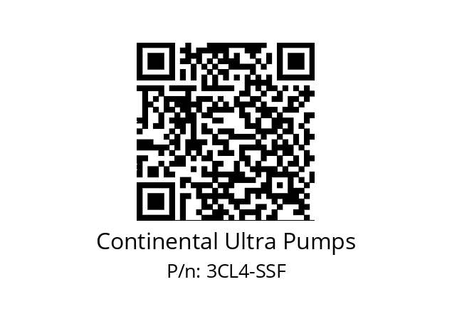   Continental Ultra Pumps 3CL4-SSF