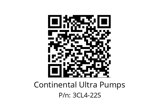   Continental Ultra Pumps 3CL4-22S