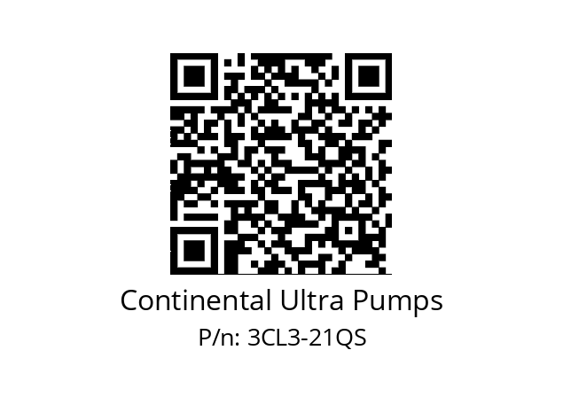   Continental Ultra Pumps 3CL3-21QS