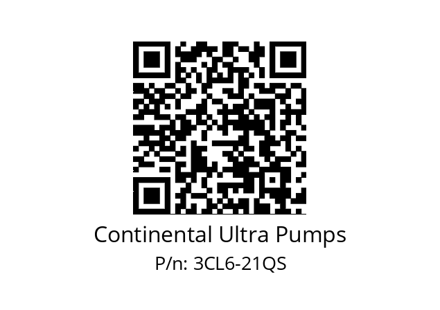   Continental Ultra Pumps 3CL6-21QS