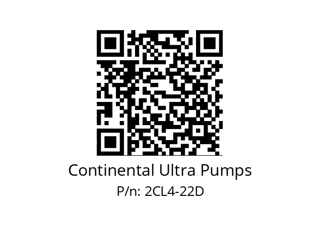   Continental Ultra Pumps 2CL4-22D