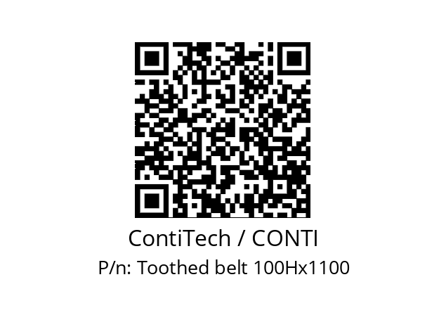   ContiTech / CONTI Toothed belt 100Hx1100