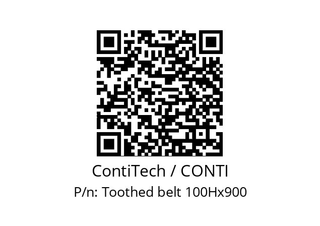   ContiTech / CONTI Toothed belt 100Hx900