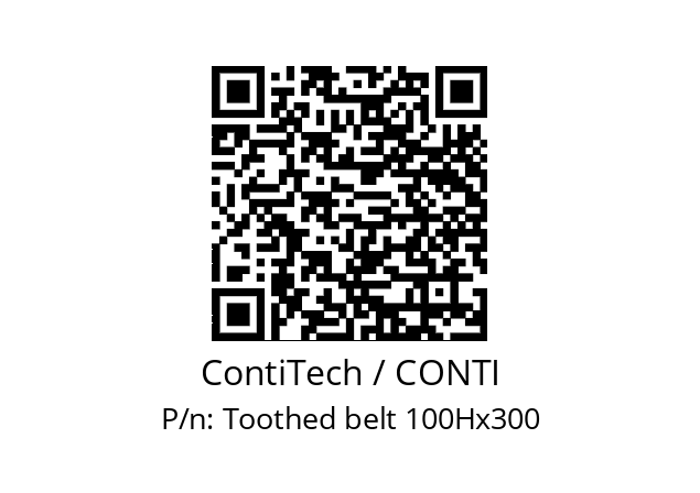   ContiTech / CONTI Toothed belt 100Hx300