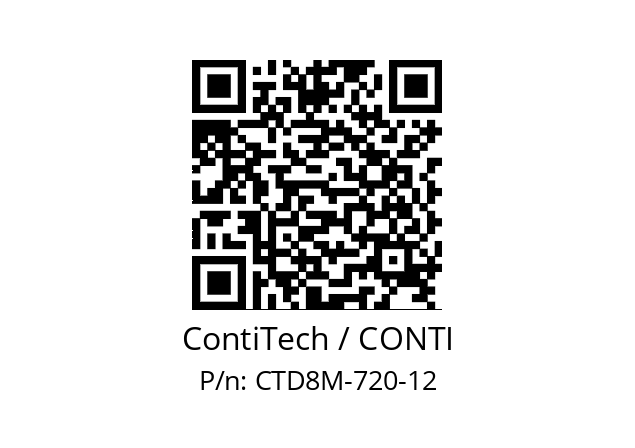   ContiTech / CONTI CTD8M-720-12