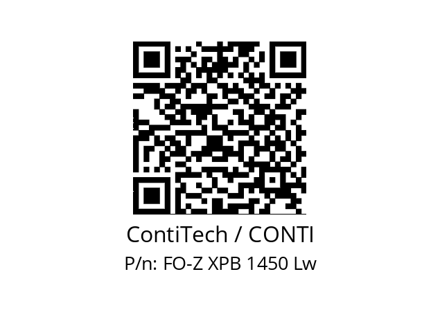   ContiTech / CONTI FO-Z XPB 1450 Lw