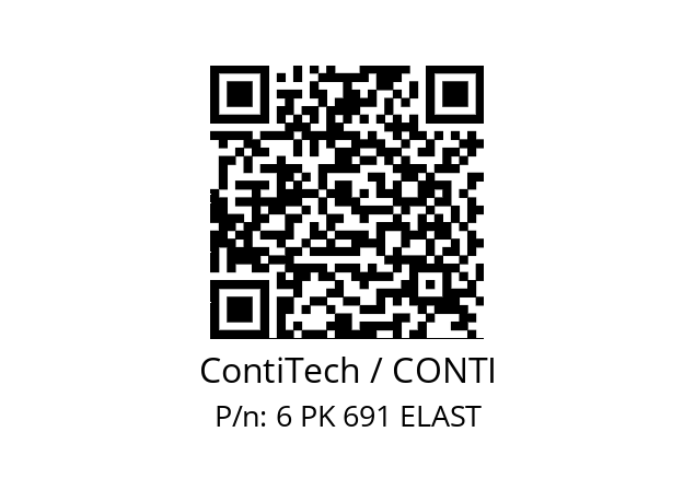   ContiTech / CONTI 6 PK 691 ELAST