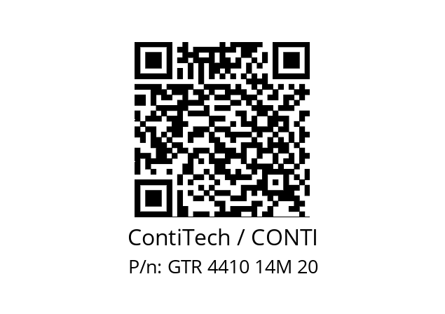   ContiTech / CONTI GTR 4410 14M 20