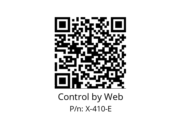   Control by Web X-410-E