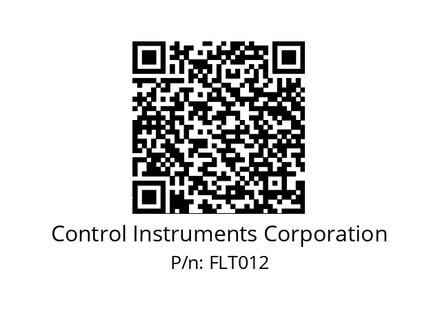   Control Instruments Corporation FLT012