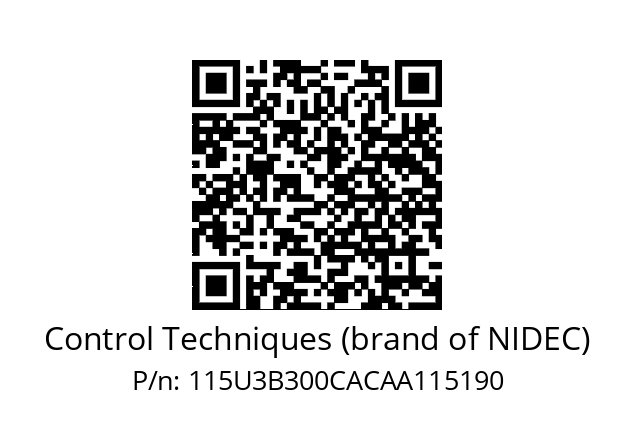   Control Techniques (brand of NIDEC) 115U3B300CACAA115190