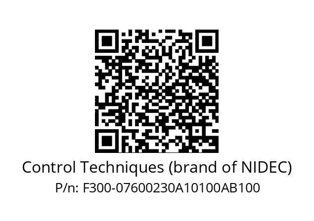   Control Techniques (brand of NIDEC) F300-07600230A10100AB100