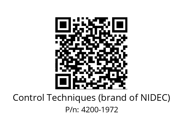   Control Techniques (brand of NIDEC) 4200-1972