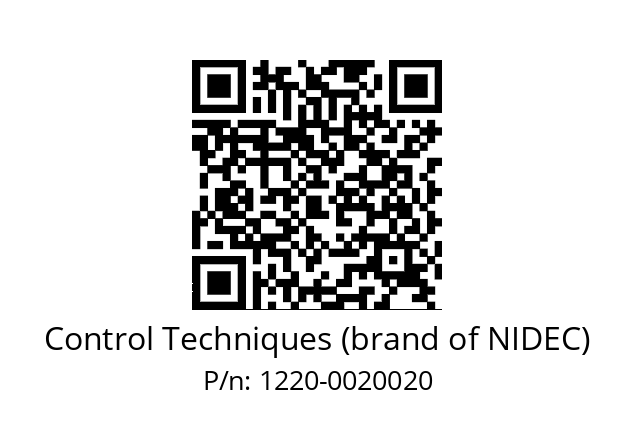   Control Techniques (brand of NIDEC) 1220-0020020