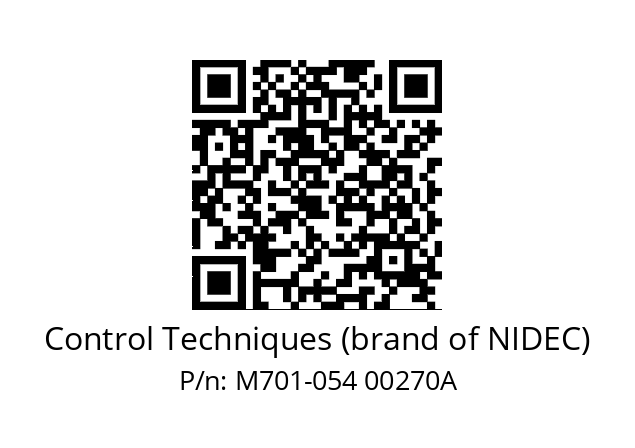   Control Techniques (brand of NIDEC) M701-054 00270A